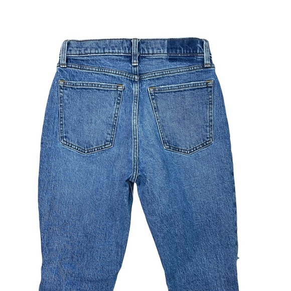 Abercrombie & Fitch Women’s The Skinny High Rise Medium Wash Distressed Jeans - Picture 6 of 8